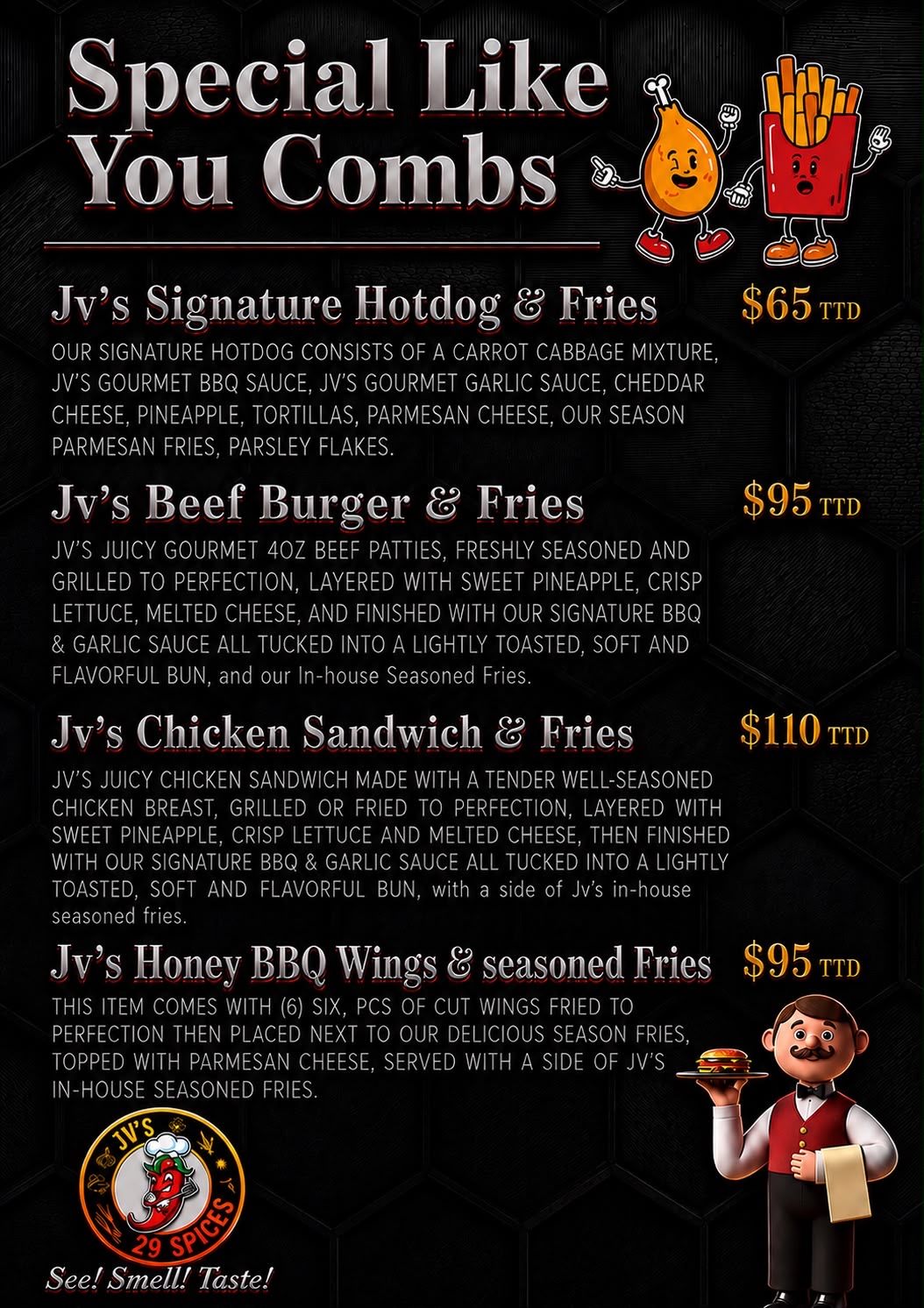 JVS Combos Menu