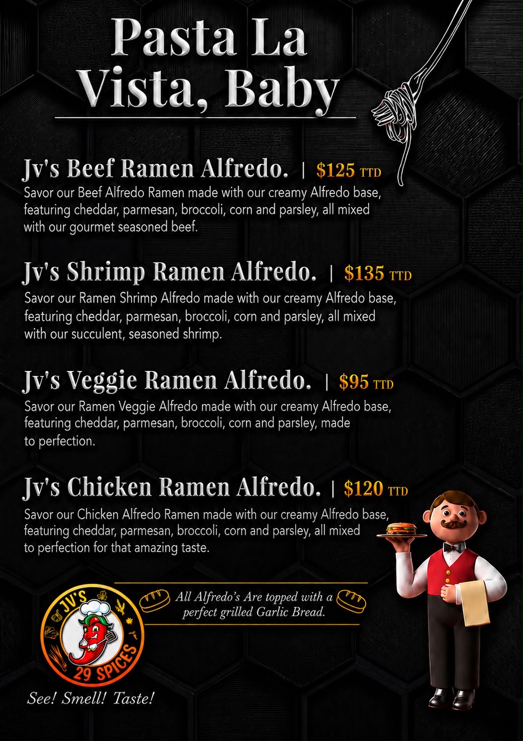 Pasta La Vista Baby Menu Page 1