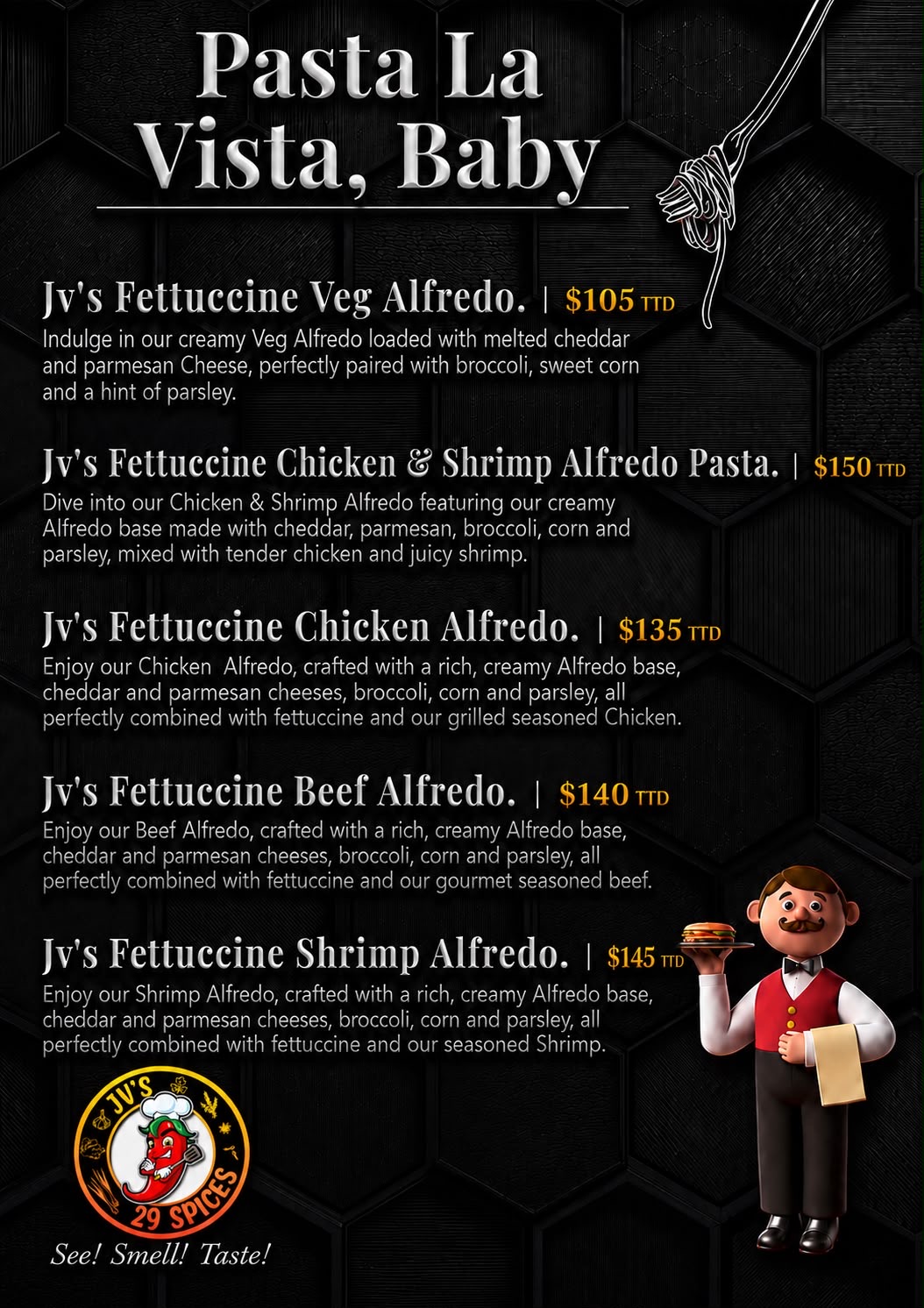Pasta La Vista Baby Menu Page 3